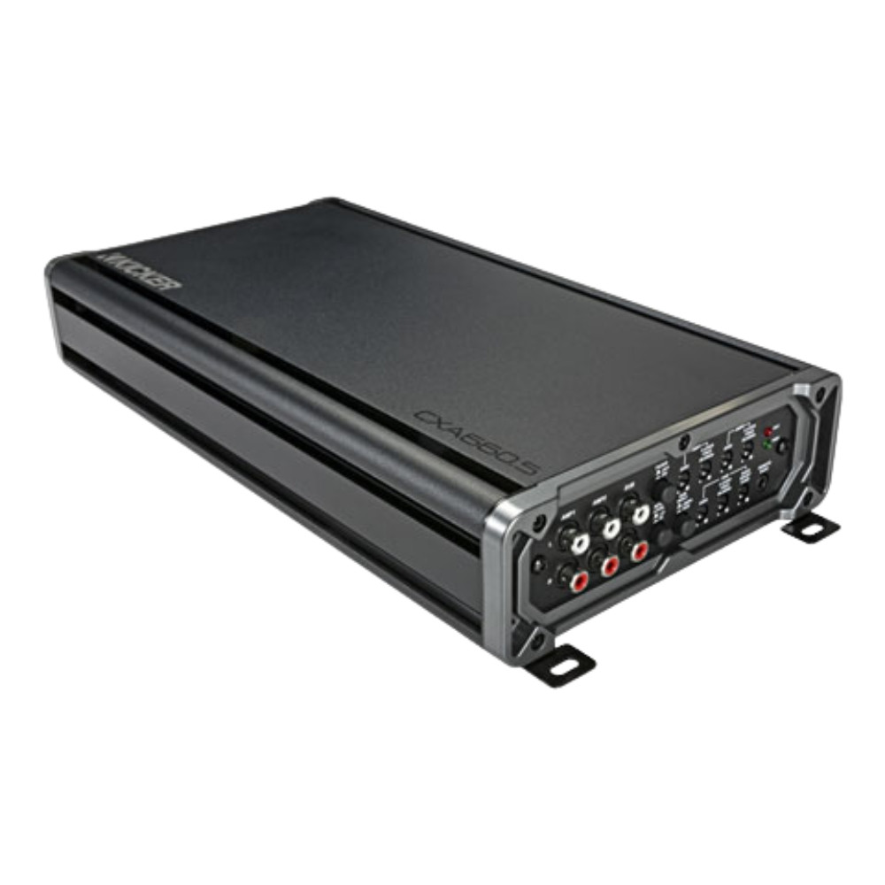Kicker 46CXA6605T 5 Channel Amplifier w/ 46CK8 Amp Kit & 46CXARCT